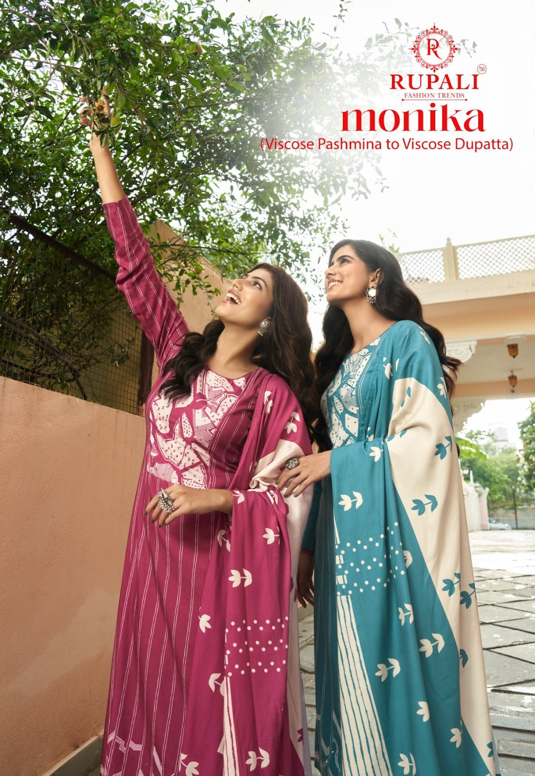 Monika Rupali Pashmina Suits Manufacturer Gujarat