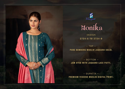 Monika Sargam Prints Bemberg Muslin Plazzo Style Suits Manufacturer India