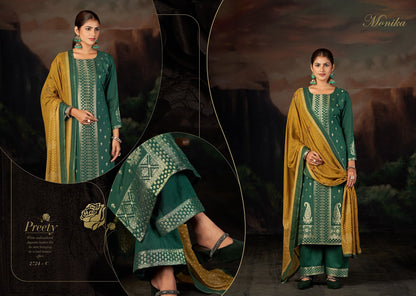 Monika Sargam Prints Bemberg Muslin Plazzo Style Suits Manufacturer India