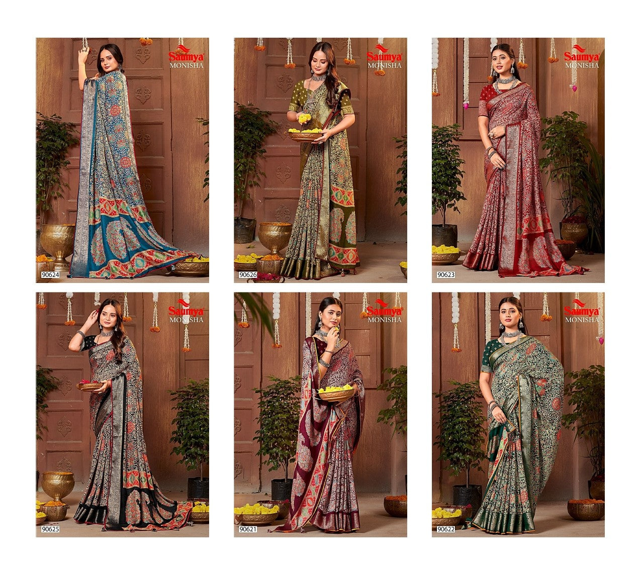 Monisha Saumya J Sarees Exporter India