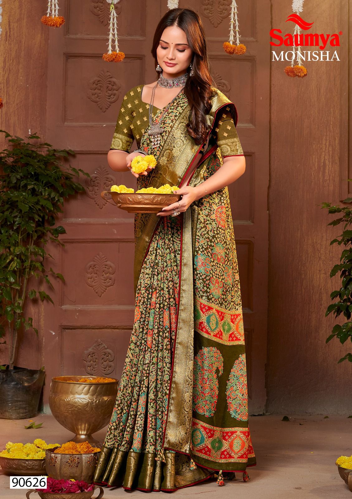 Monisha Saumya J Sarees Exporter India
