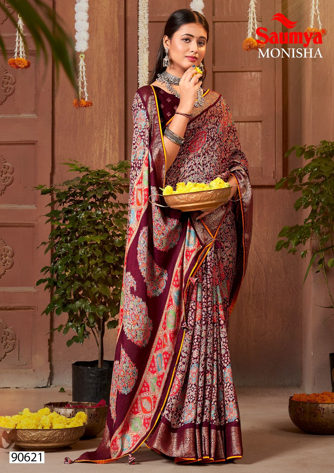 Monisha Saumya J Sarees Exporter India