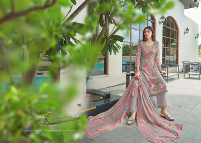 Monochrom Bliss Rakhi Fashion Pure Viscose Plazzo Style Suits Wholesale Rate