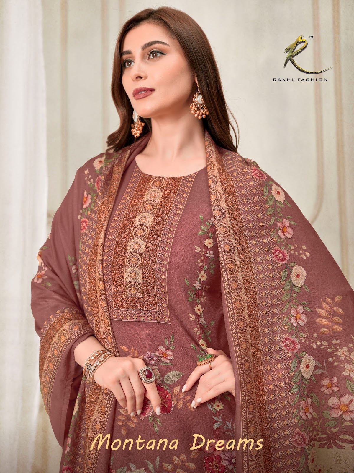 Montana Dreams 73485 Rakhi Fashion Bemberg Pant Style Suits Wholesale Price