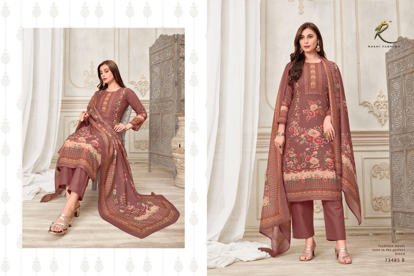Montana Dreams 73485 Rakhi Fashion Bemberg Pant Style Suits Wholesale Price