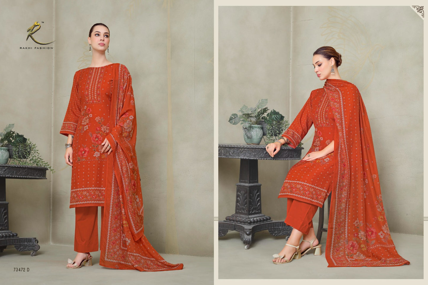 Montana Dreams Rakhi Fashion Mal Chanderi Pant Style Suits Wholesaler Gujarat
