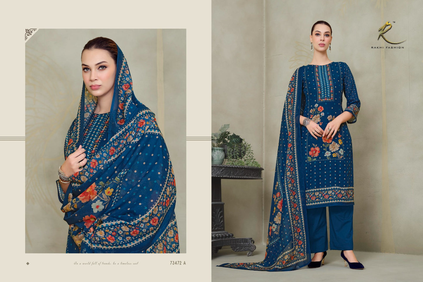 Montana Dreams Rakhi Fashion Mal Chanderi Pant Style Suits Wholesaler Gujarat