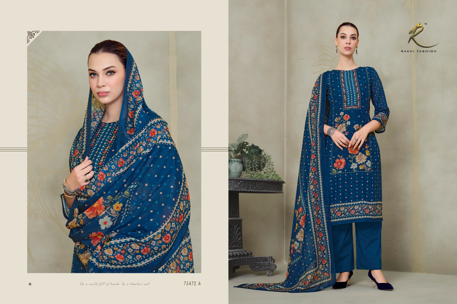 Montana Dreams Rakhi Fashion Mal Chanderi Pant Style Suits Wholesaler Gujarat