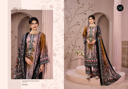 Moon Light Belliza Designer Studio Jam Cotton Karachi Salwar Suits Exporter