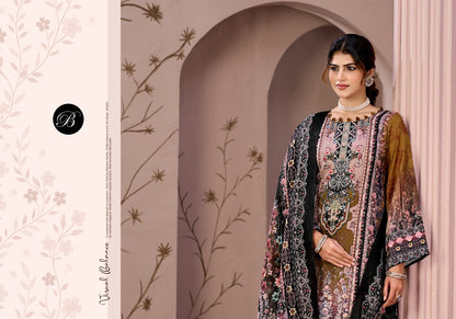 Moon Light Belliza Designer Studio Jam Cotton Karachi Salwar Suits Exporter