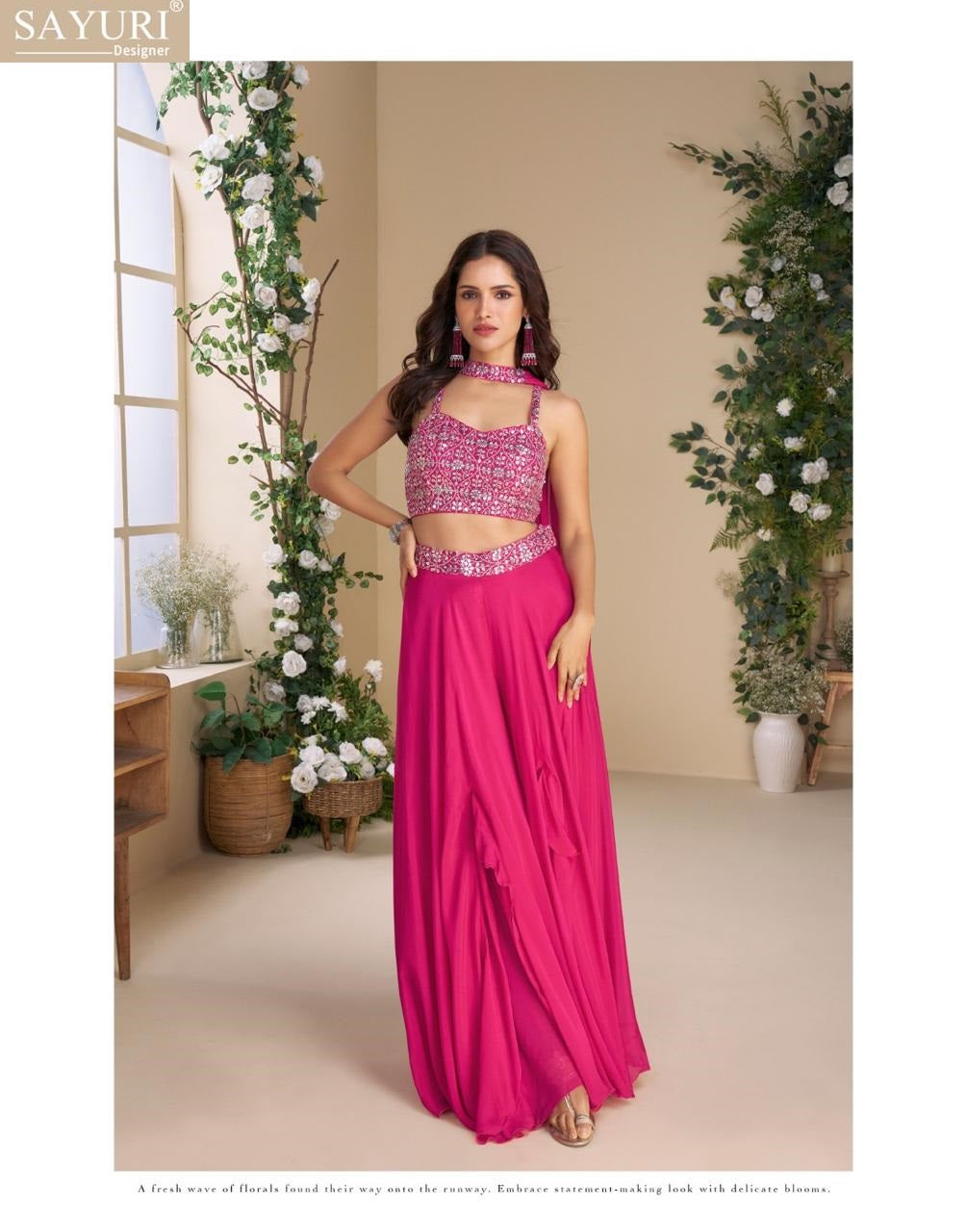 Moon Sayuri Chinon Indo Western Pair Wholesale Rate