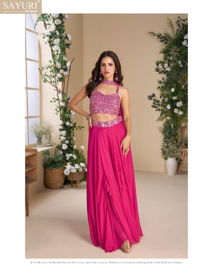 Moon Sayuri Chinon Indo Western Pair Wholesale Rate