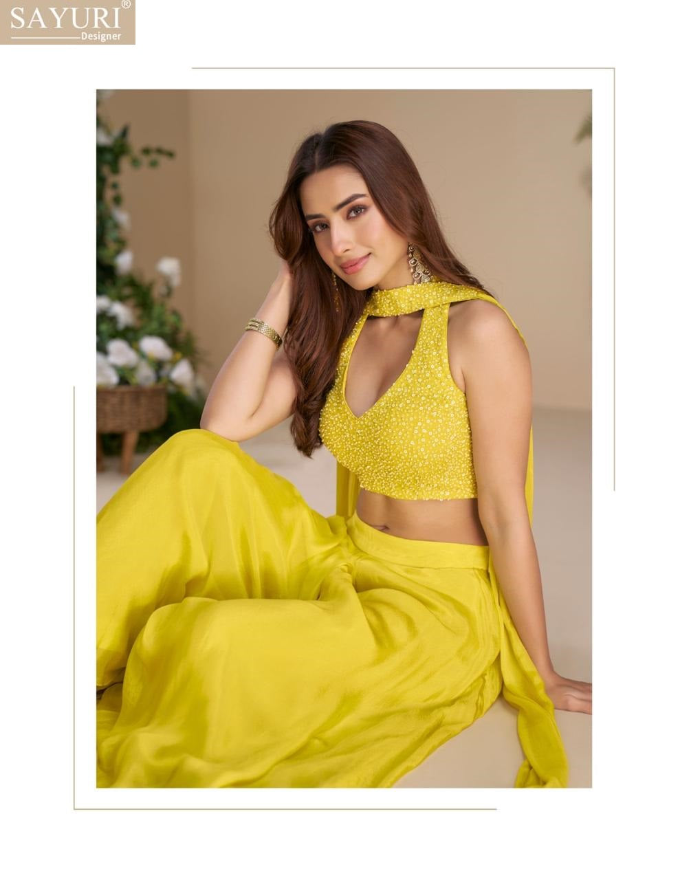 Moon Sayuri Chinon Indo Western Pair Wholesale Rate