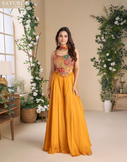 Moon Sayuri Chinon Indo Western Pair Wholesale Rate