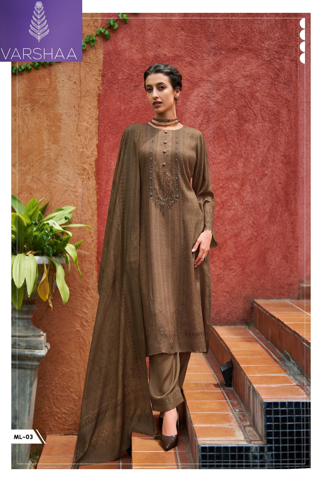 Moonlit Varshaa Pashmina Suits Supplier Ahmedabad