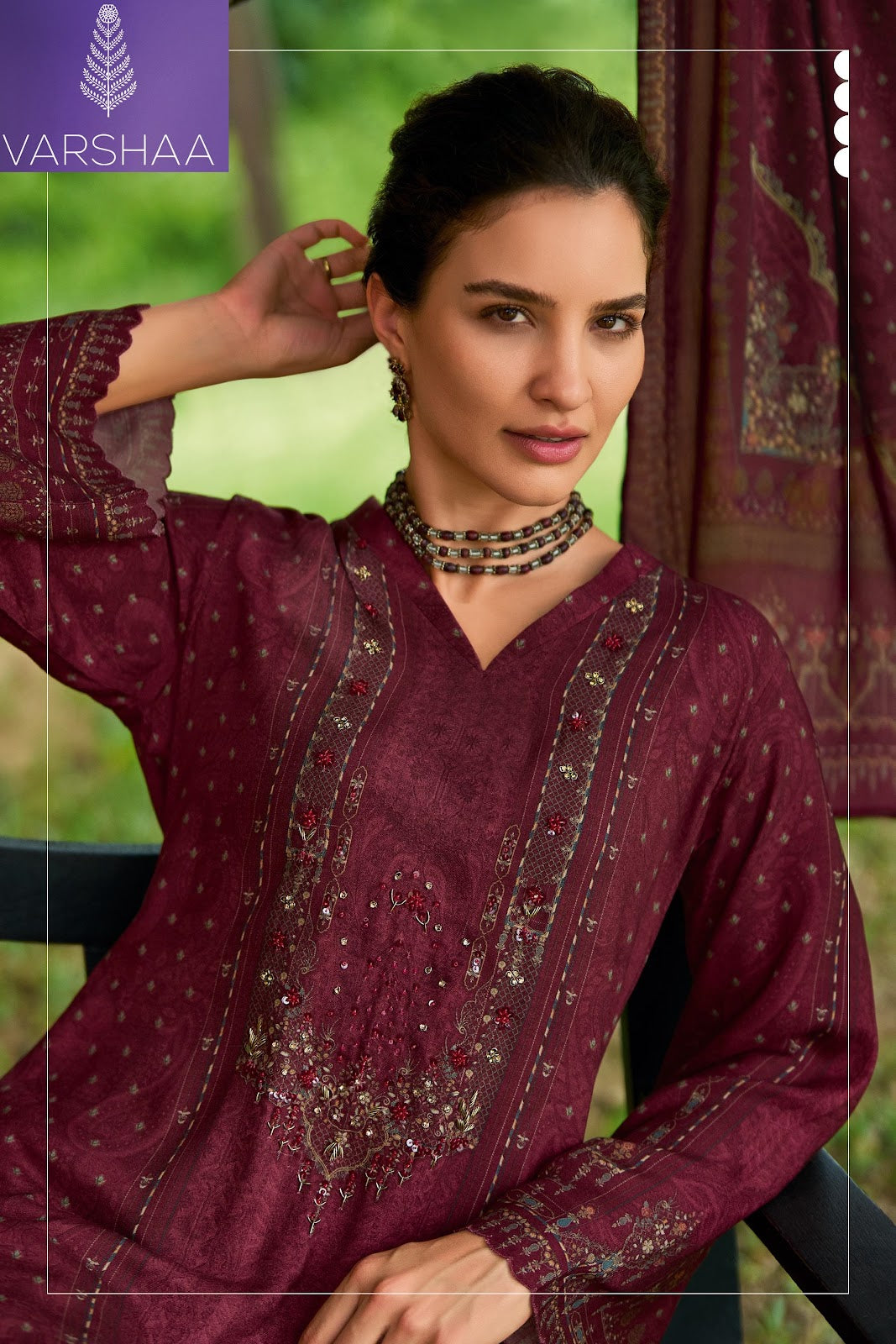 Moonlit Varshaa Pashmina Suits Supplier Ahmedabad