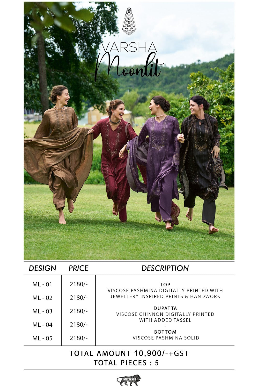 Moonlit Varshaa Pashmina Suits Supplier Ahmedabad