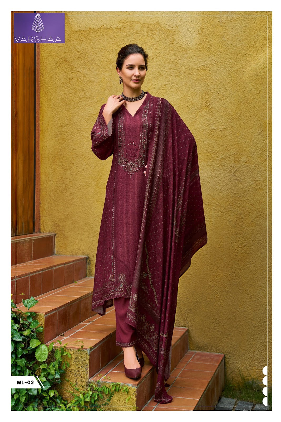 Moonlit Varshaa Pashmina Suits Supplier Ahmedabad