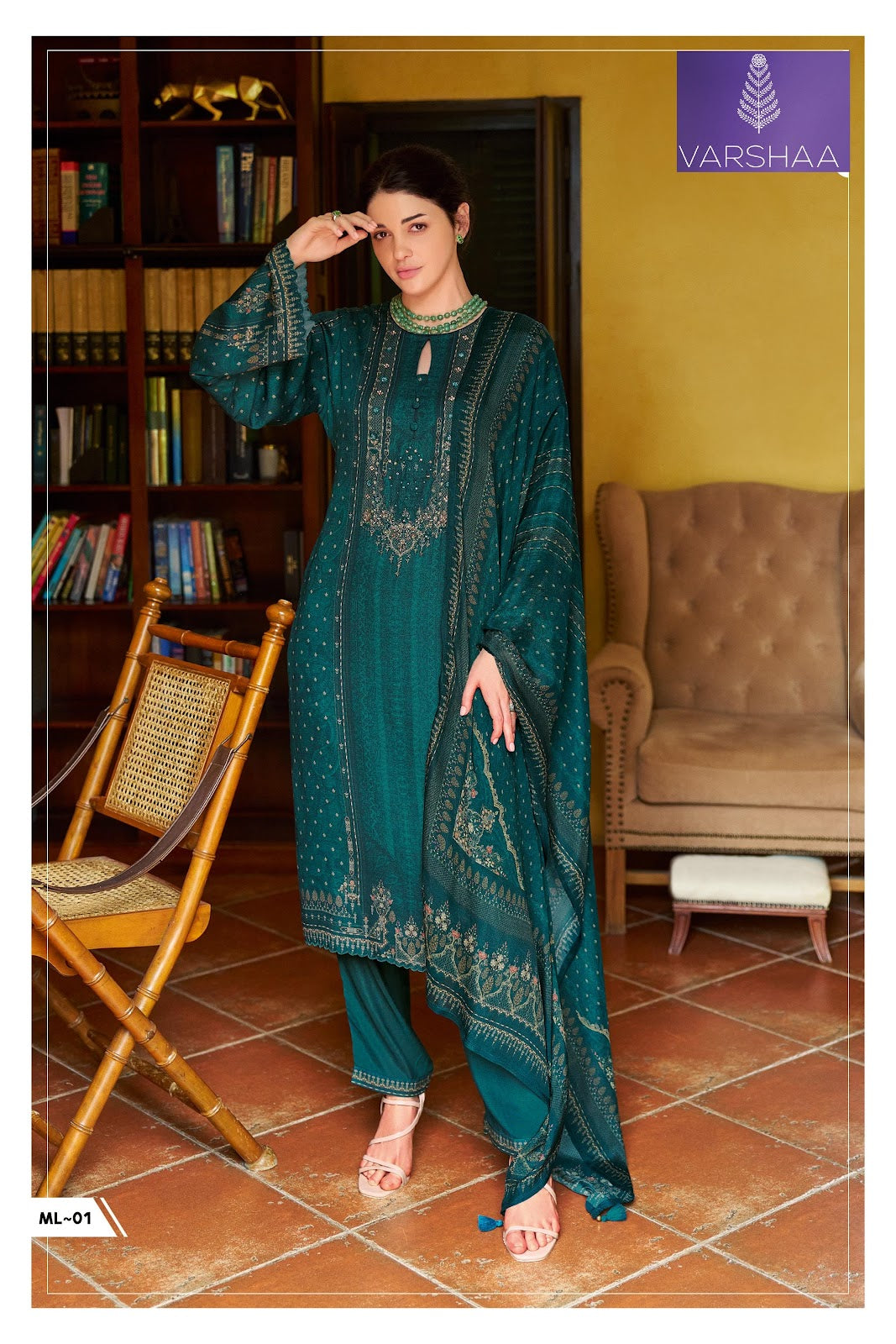 Moonlit Varshaa Pashmina Suits Supplier Ahmedabad