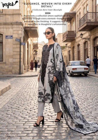 Moonstone Yesfab Viscose Pashmina Suits Supplier