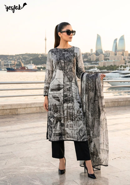 Moonstone Yesfab Viscose Pashmina Suits Supplier