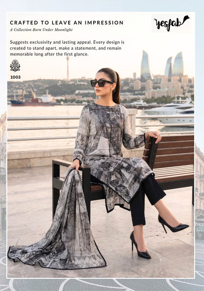 Moonstone Yesfab Viscose Pashmina Suits Supplier
