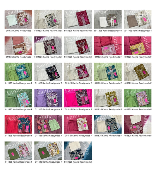 Morani With Pocket 011825 Kanha Vetican Readymade Pant Style Suits Supplier Ahmedabad