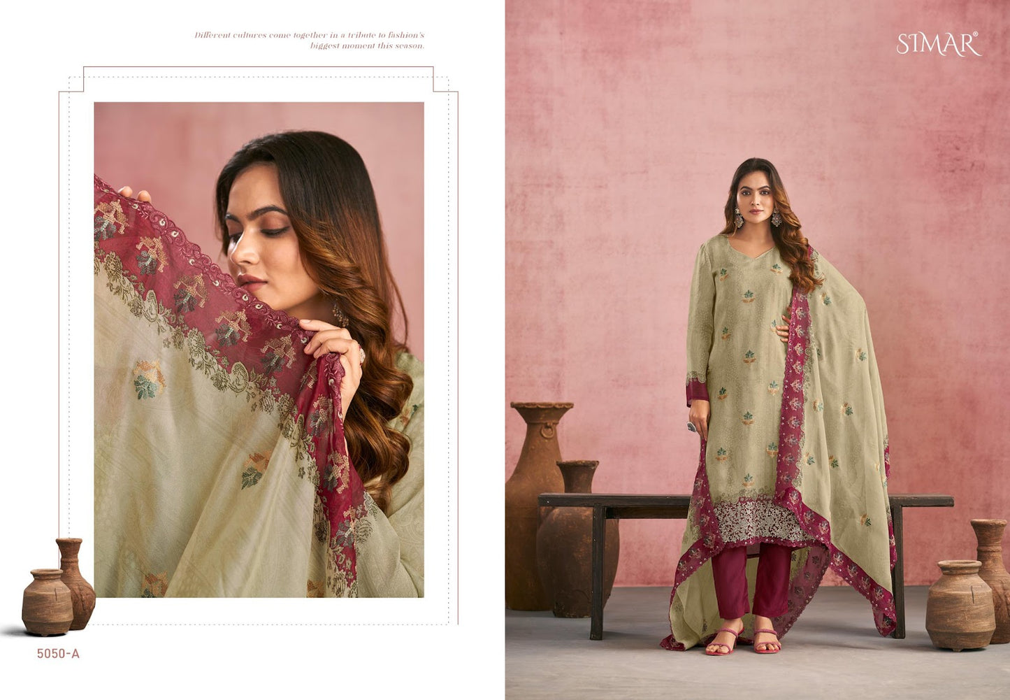 Morena Simar Pure Viscose Pant Style Suits Wholesaler Ahmedabad