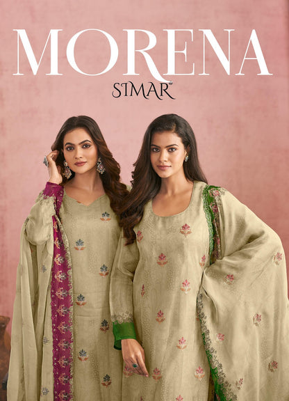 Morena Simar Pure Viscose Pant Style Suits Wholesaler Ahmedabad