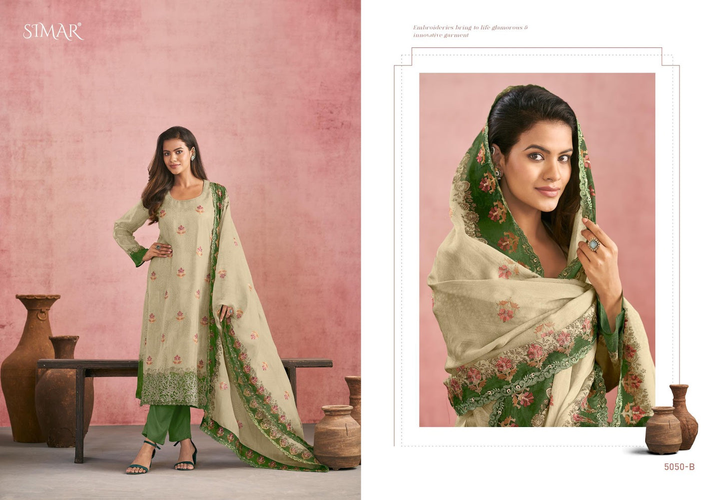 Morena Simar Pure Viscose Pant Style Suits Wholesaler Ahmedabad