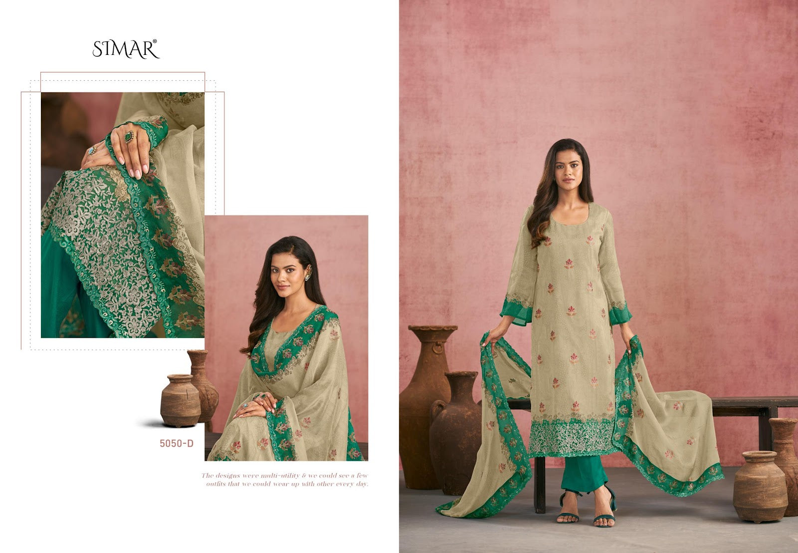 Morena Simar Pure Viscose Pant Style Suits Wholesaler Ahmedabad