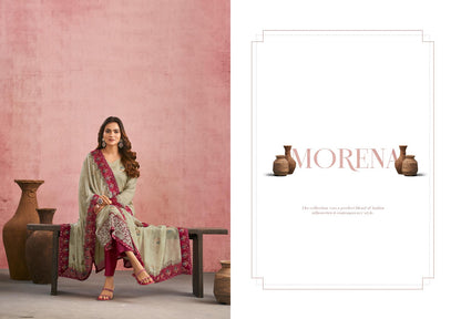 Morena Simar Pure Viscose Pant Style Suits Wholesaler Ahmedabad