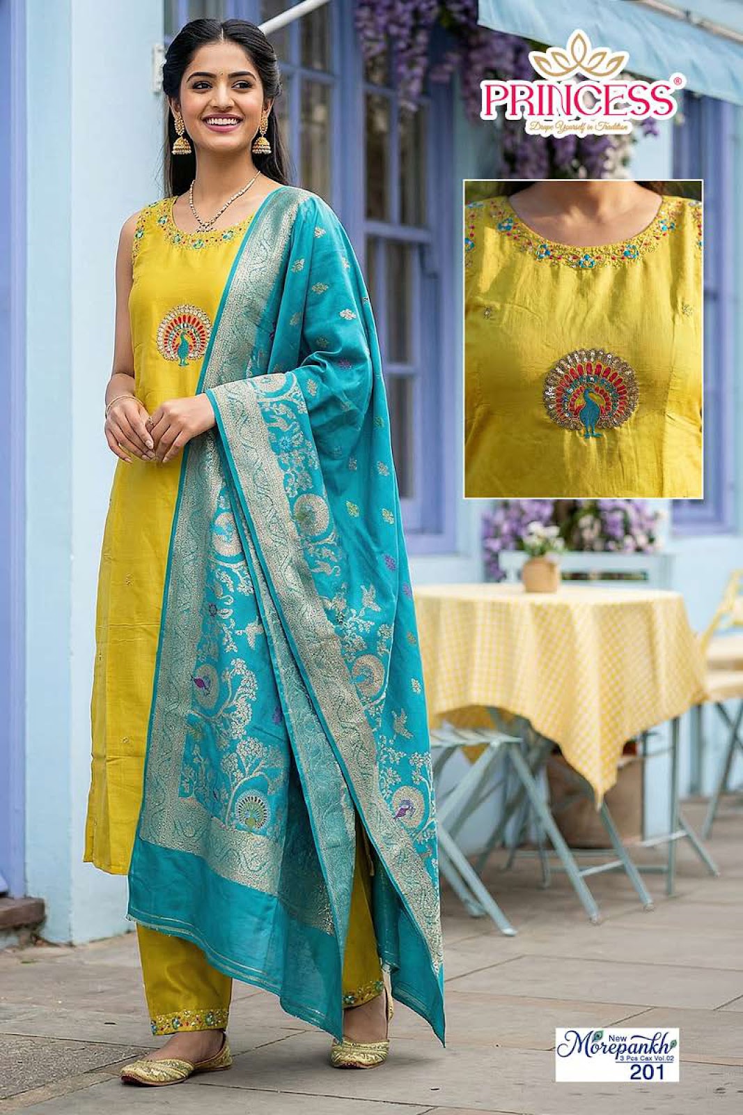 Morepankh Vol 2 Princess Creation Roman Readymade Pant Style Suits Supplier