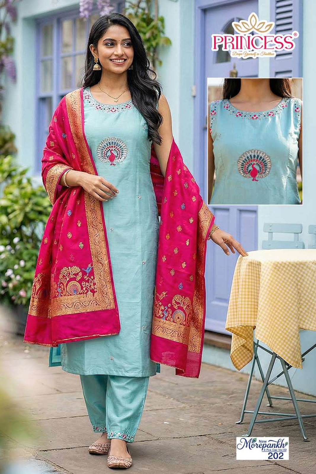 Morepankh Vol 2 Princess Creation Roman Readymade Pant Style Suits Supplier