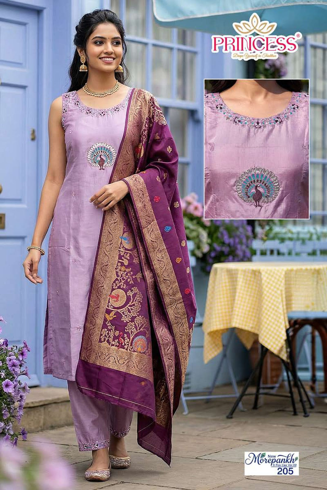 Morepankh Vol 2 Princess Creation Roman Readymade Pant Style Suits Supplier