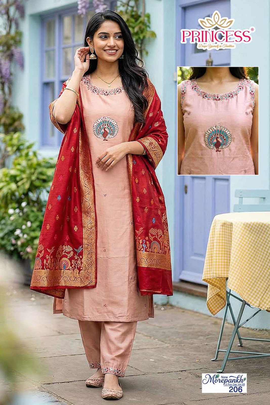 Morepankh Vol 2 Princess Creation Roman Readymade Pant Style Suits Supplier