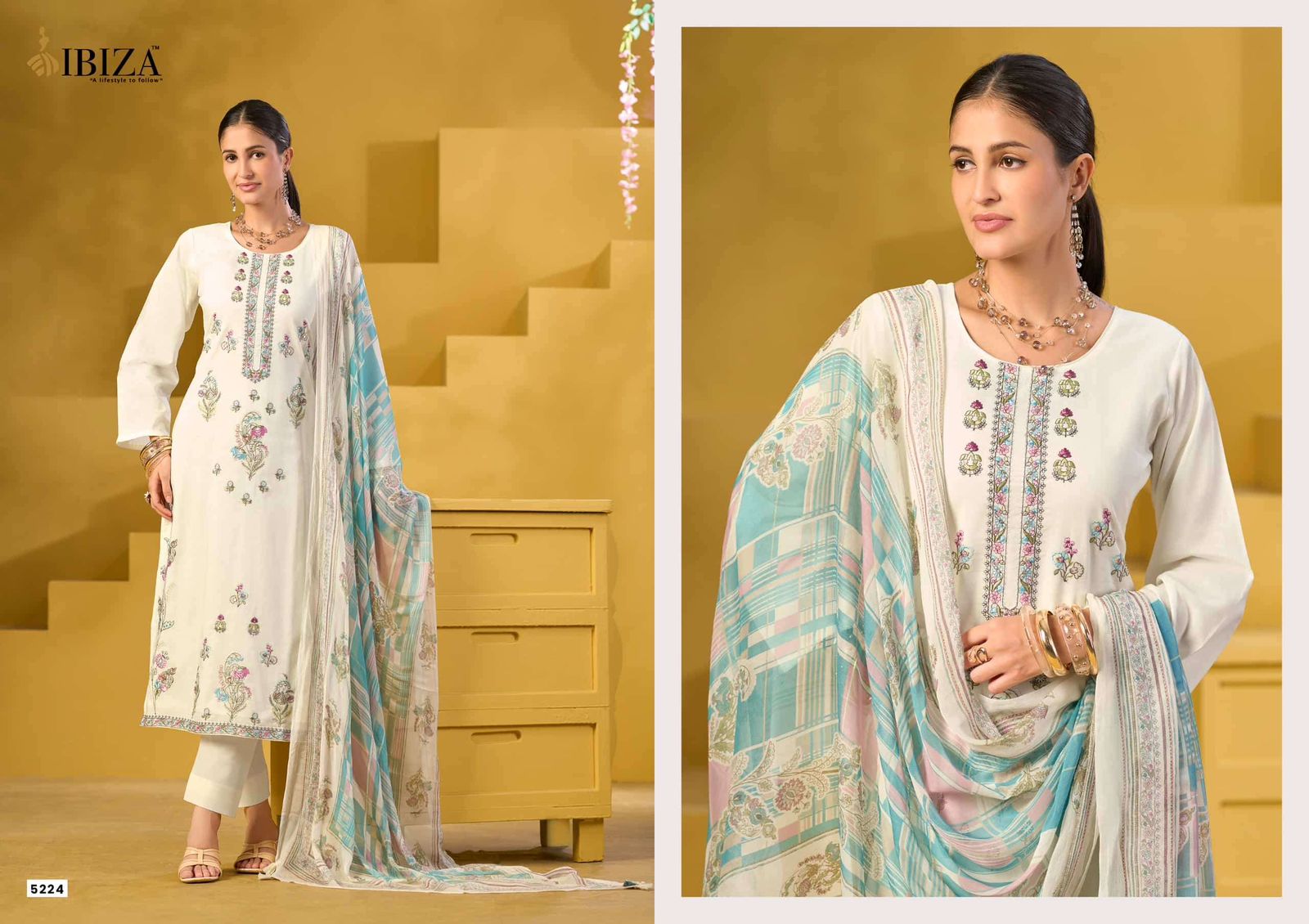 Mornee Ibiza Lawn Cotton Pakistani Salwar Suits Supplier