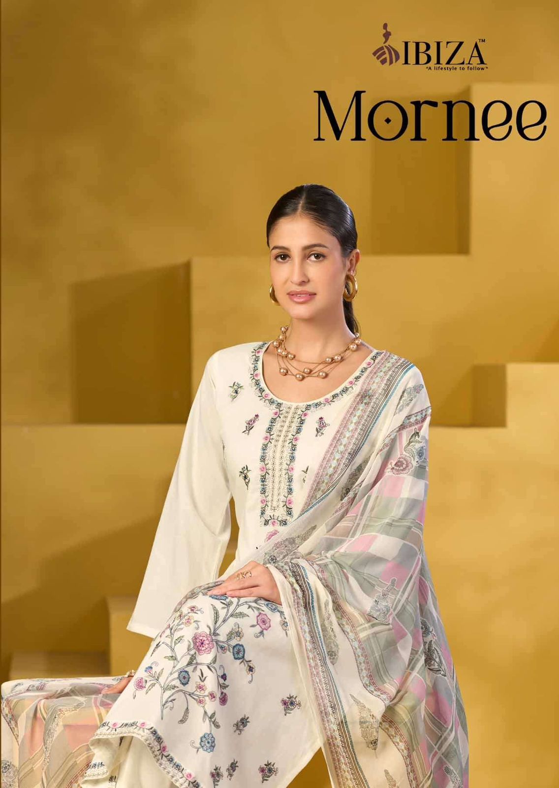 Mornee Ibiza Lawn Cotton Pakistani Salwar Suits Supplier