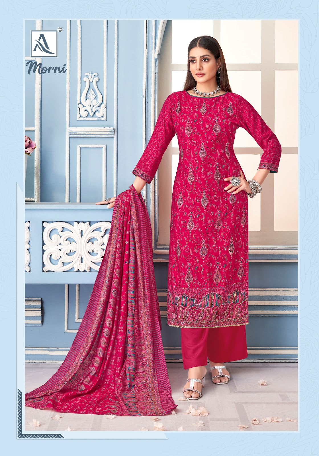 Morni Alok Modal Karachi Salwar Suits Supplier Gujarat