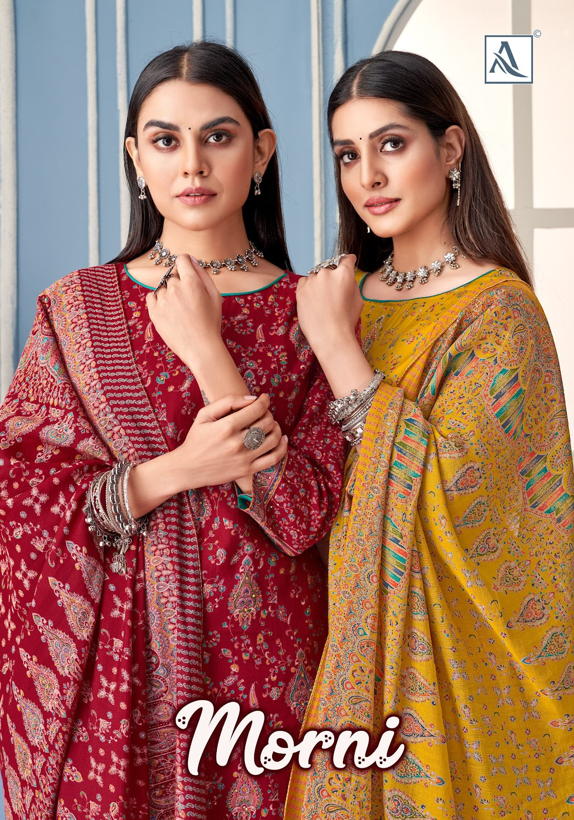 Morni Alok Modal Karachi Salwar Suits Supplier Gujarat