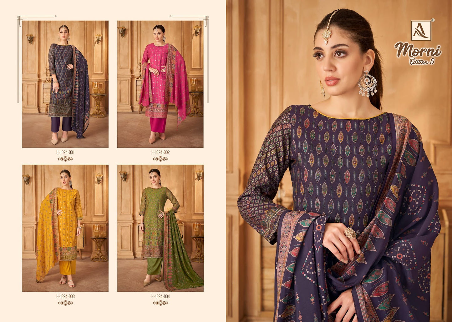 Morni Edition 5 Alok Modal Karachi Salwar Suits Wholesale