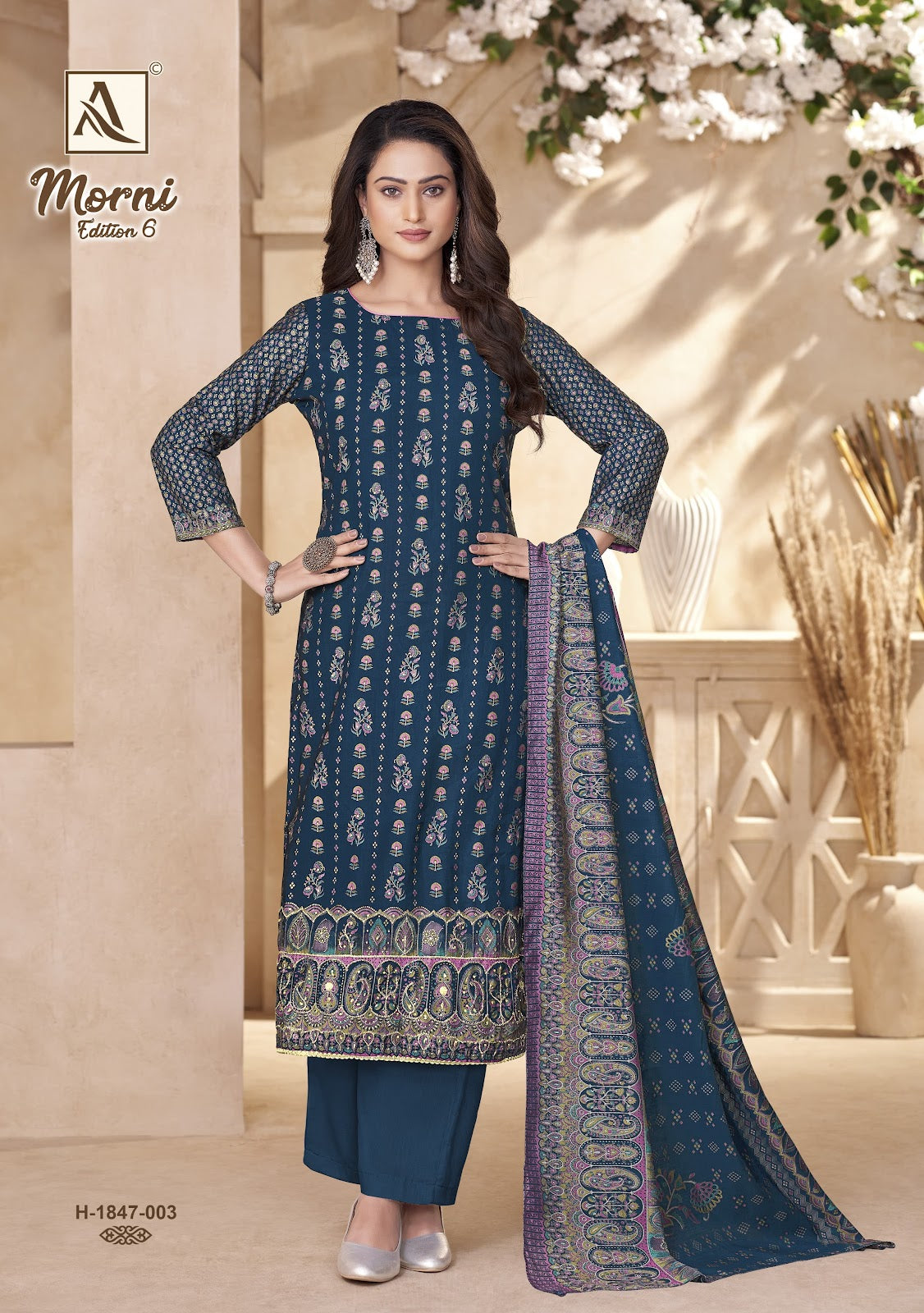 Morni Edition 6 Alok Modal Karachi Salwar Suits Wholesaler India