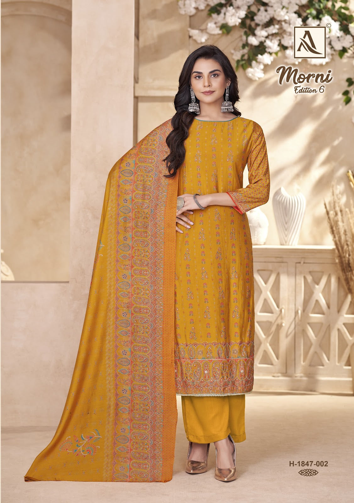 Morni Edition 6 Alok Modal Karachi Salwar Suits Wholesaler India