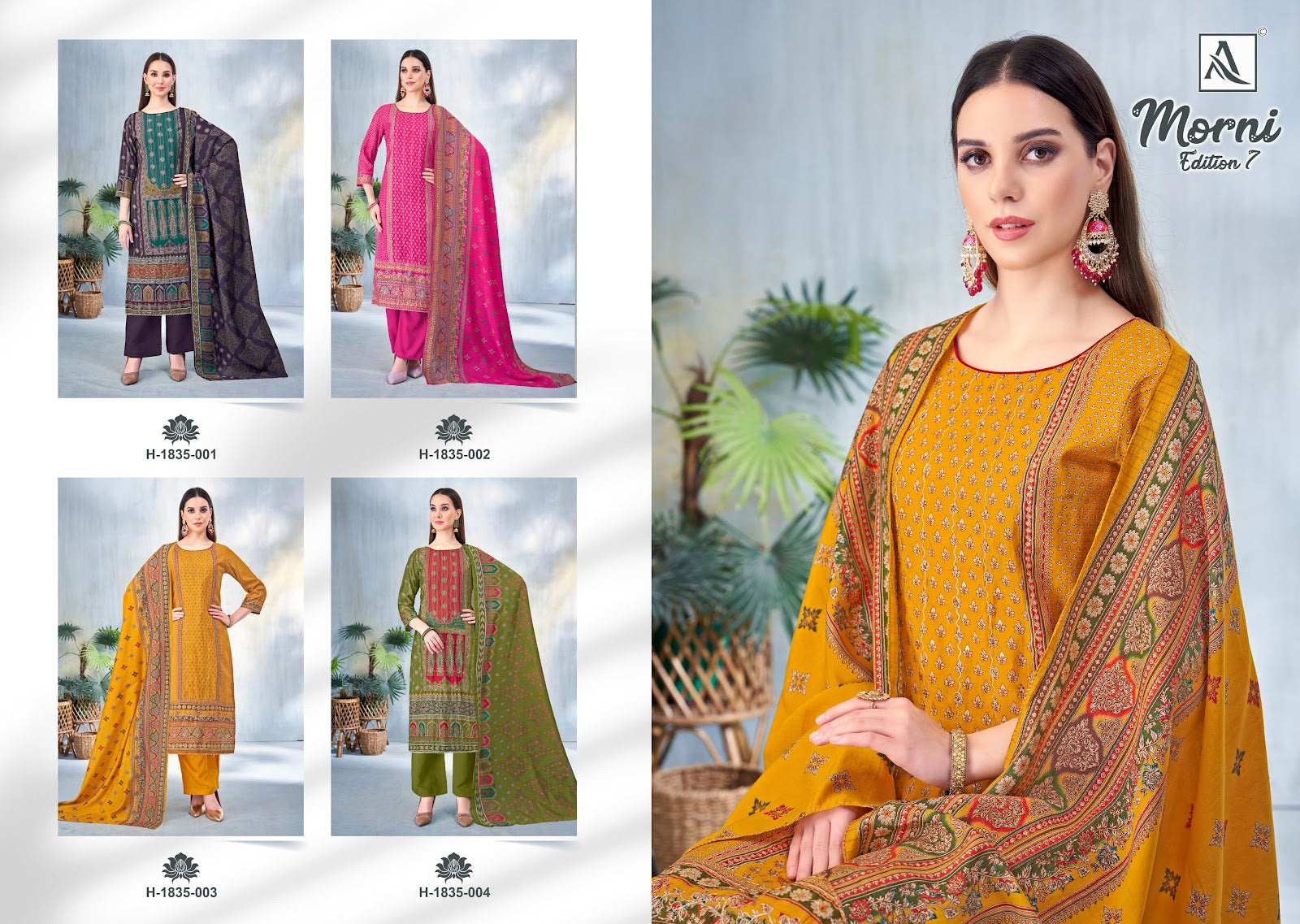 Morni Edition 7 Alok Modal Karachi Salwar Suits Exporter Ahmedabad