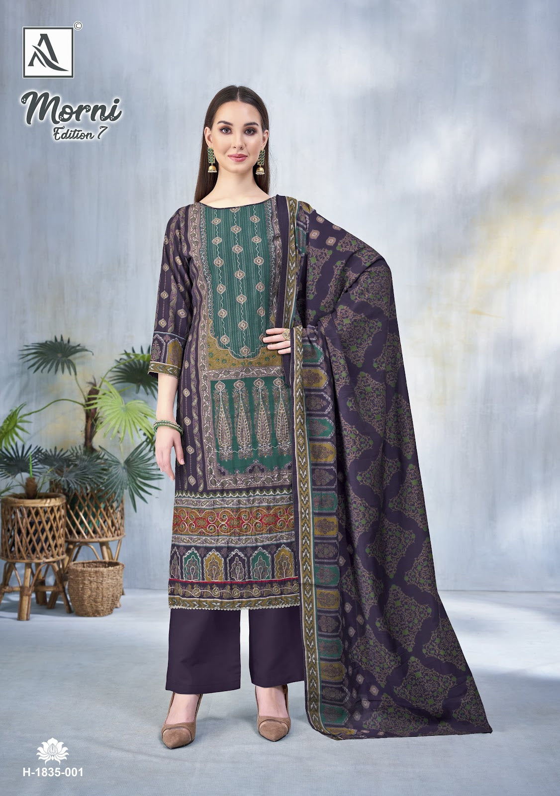 Morni Edition 7 Alok Modal Karachi Salwar Suits Exporter Ahmedabad