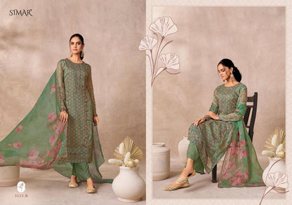 Morni Simar Lawn Cotton Pakistani Salwar Suits Wholesaler India