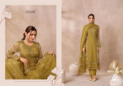 Morni Simar Lawn Cotton Pakistani Salwar Suits Wholesaler India
