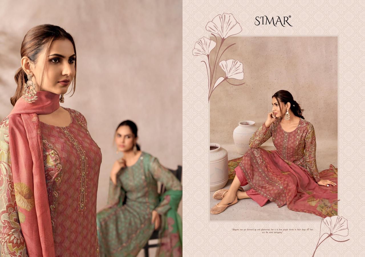 Morni Simar Lawn Cotton Pakistani Salwar Suits Wholesaler India