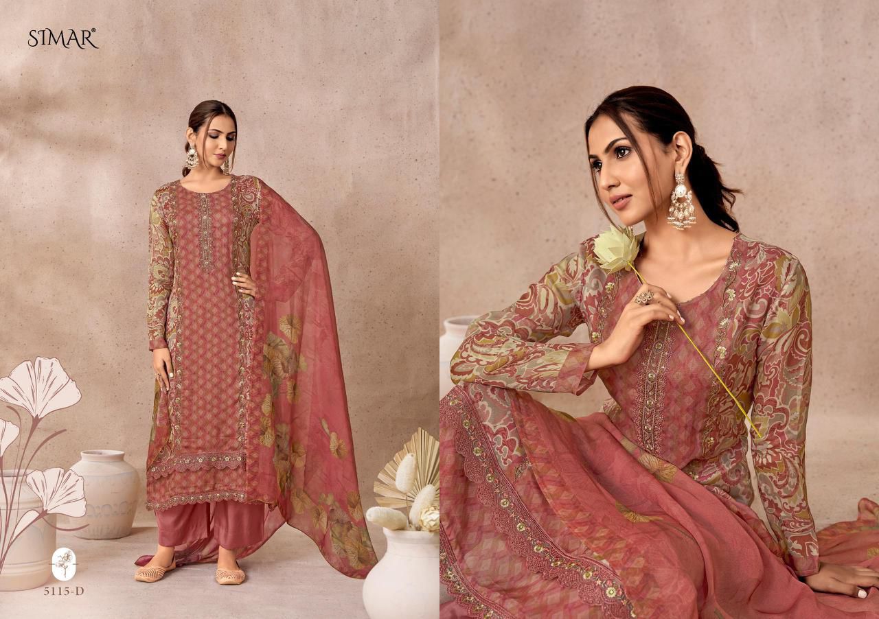 Morni Simar Lawn Cotton Pakistani Salwar Suits Wholesaler India