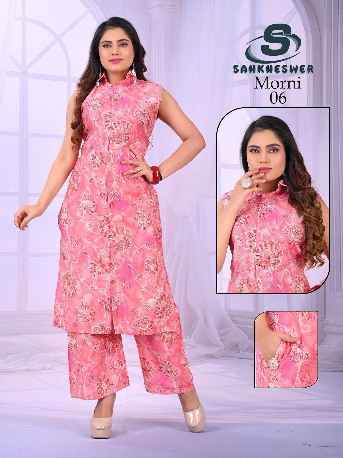 Morni Vol 1 Sankheswer Viscose Co Ord Set Exporter Gujarat